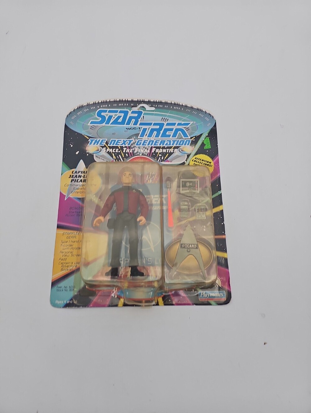 Playmates Toys Star Trek TNG Captain Jean-Luc Picard Vintage Action Figure